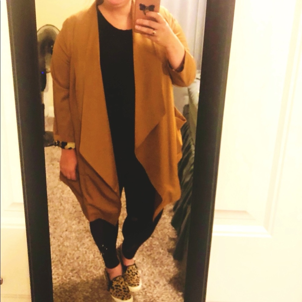Drape Trench Coat